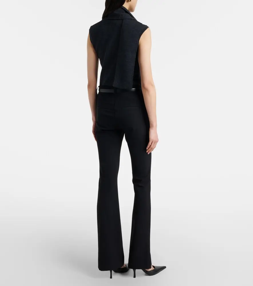 Veronica Beard Hibiscus high-rise flared pants | Thumbnail 4