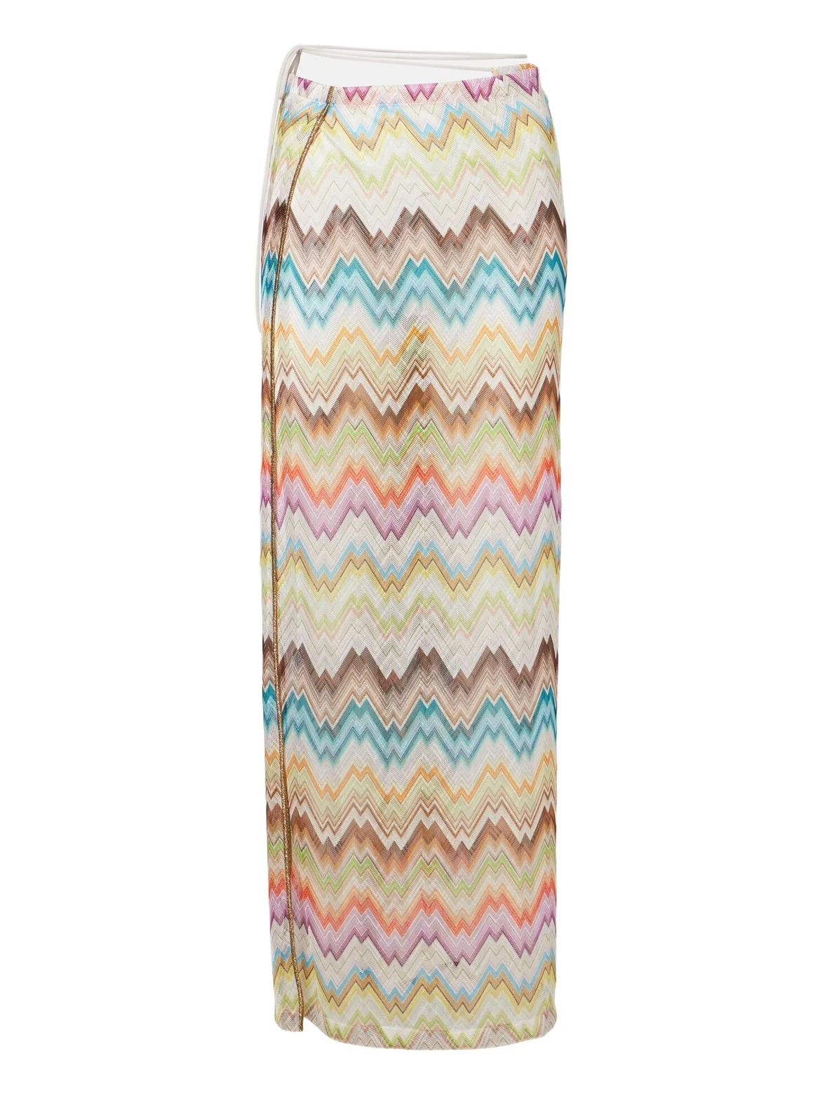 Zigzag wrap skirt
