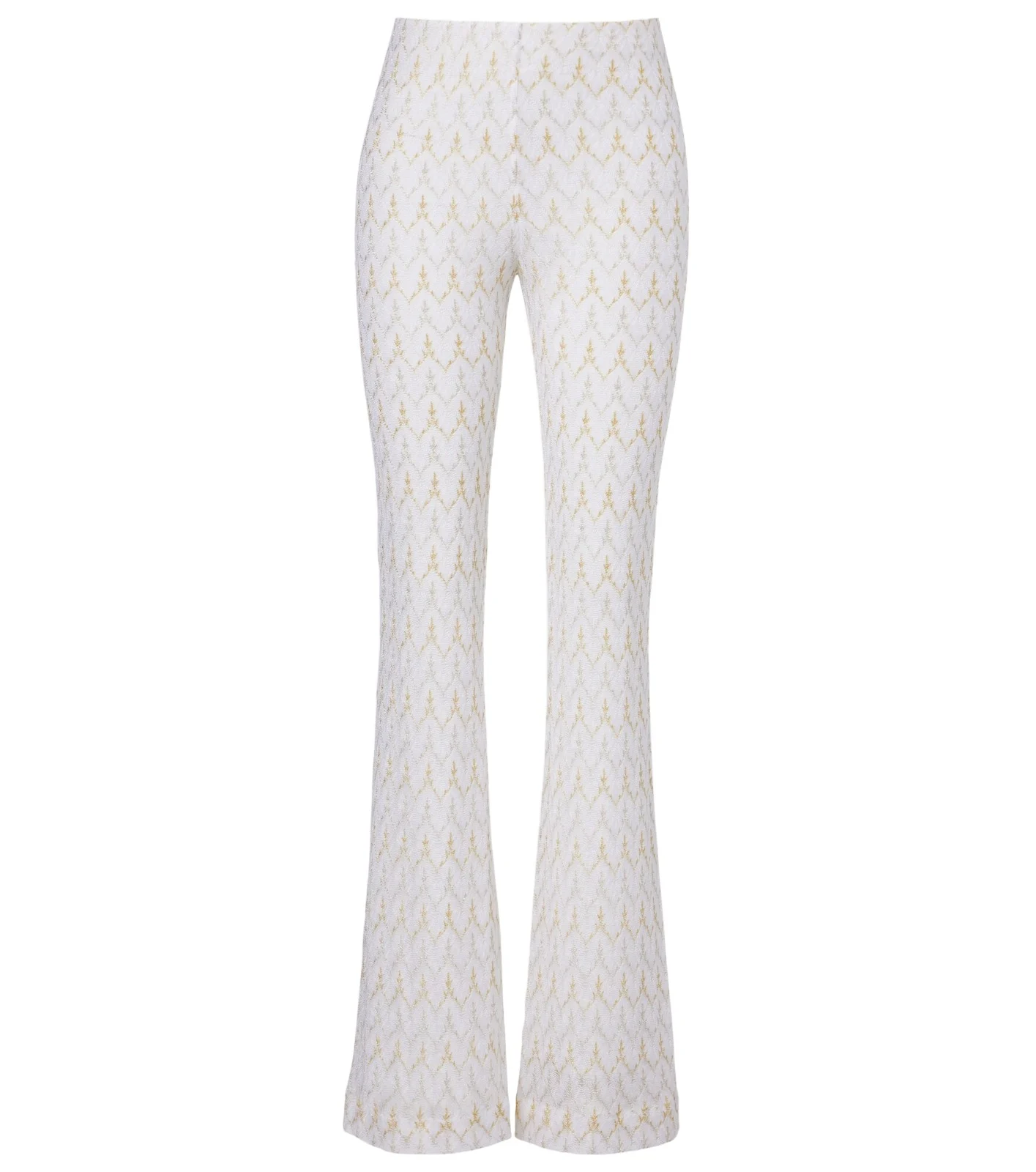 Lamé flared pants Lamé flared pants