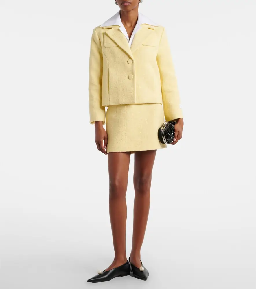 Patou Cropped cotton jacket | Thumbnail 6 Patou Cropped cotton jacket | Thumbnail 6