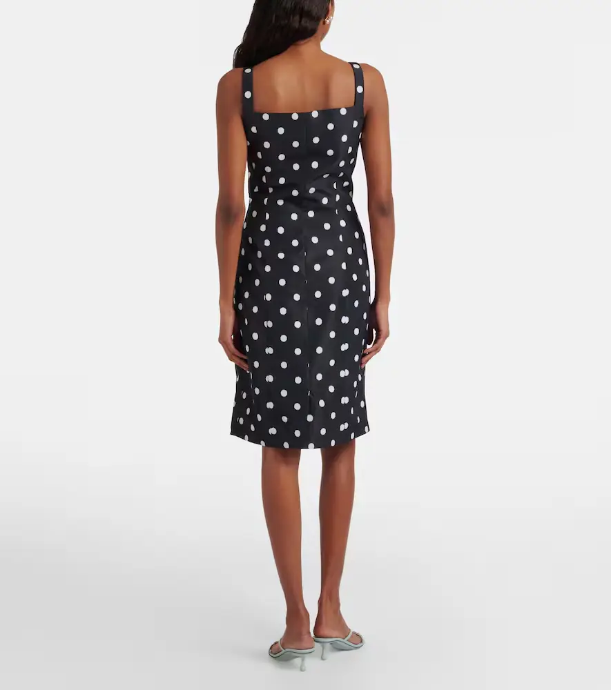 Patou Polka-dot faille minidress | Thumbnail 2