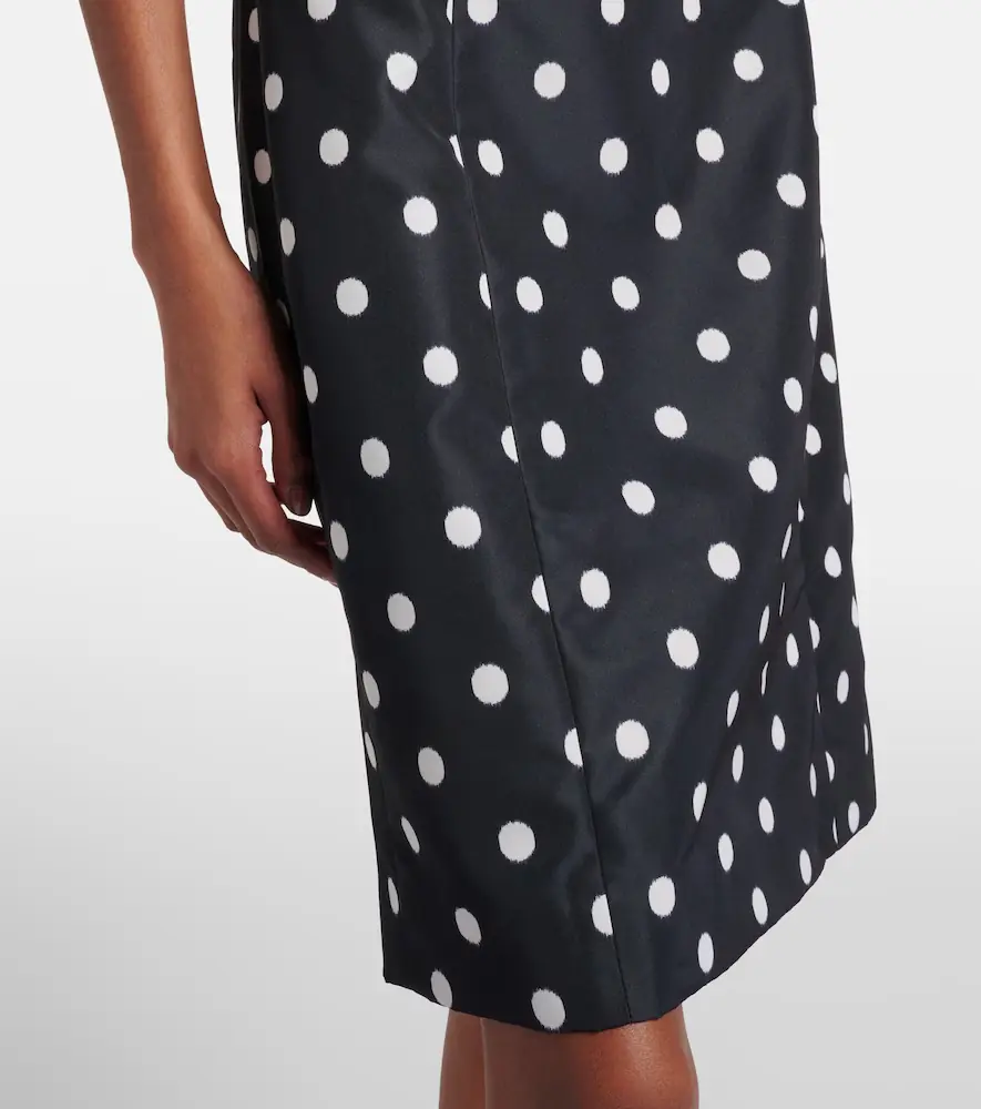 Patou Polka-dot faille minidress | Thumbnail 3
