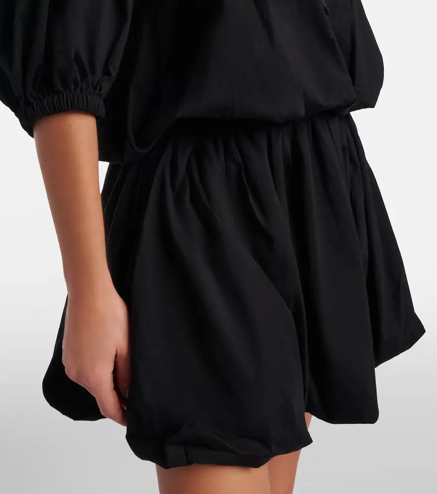 Patou Tie-neck cotton faille minidress | Thumbnail 5 Patou Tie-neck cotton faille minidress | Thumbnail 5
