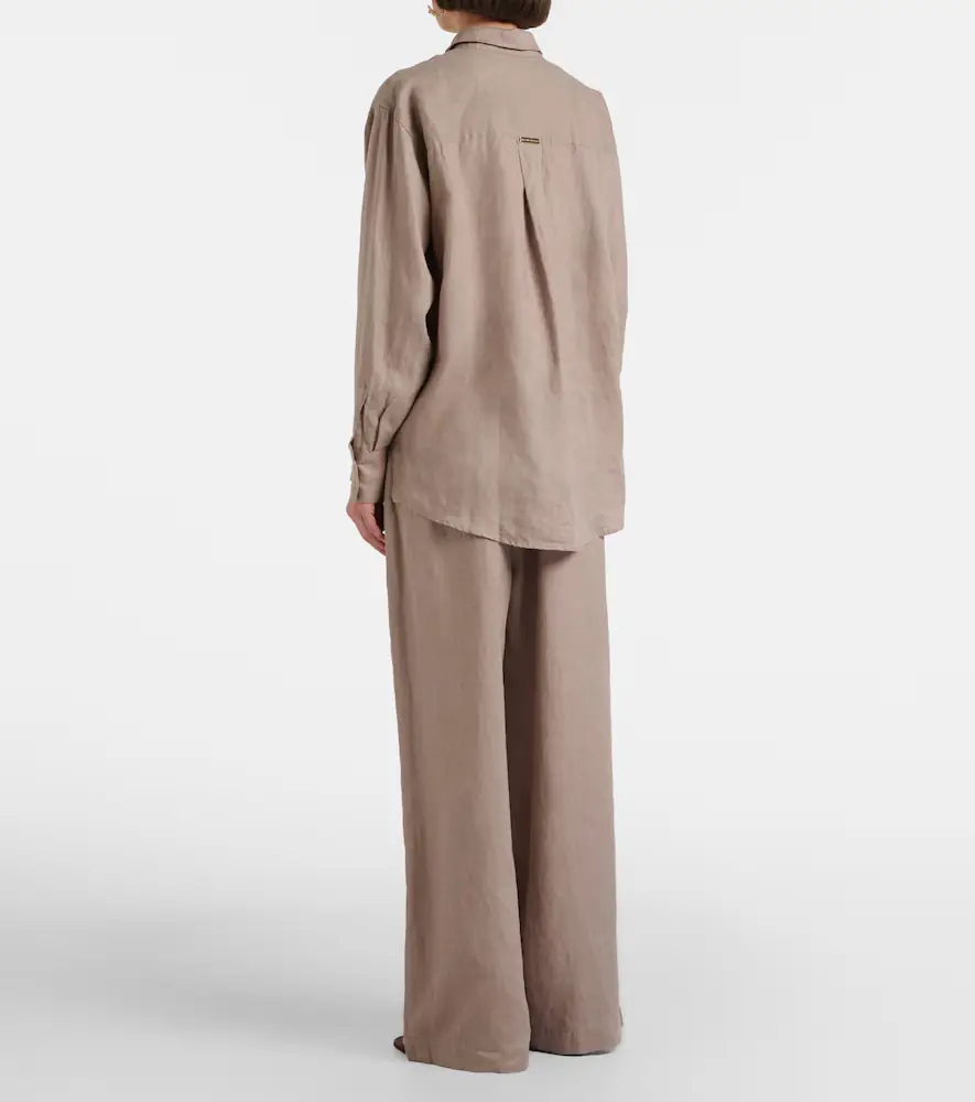 Heidi Klein Zakynthos linen wide-leg pants | Thumbnail 4