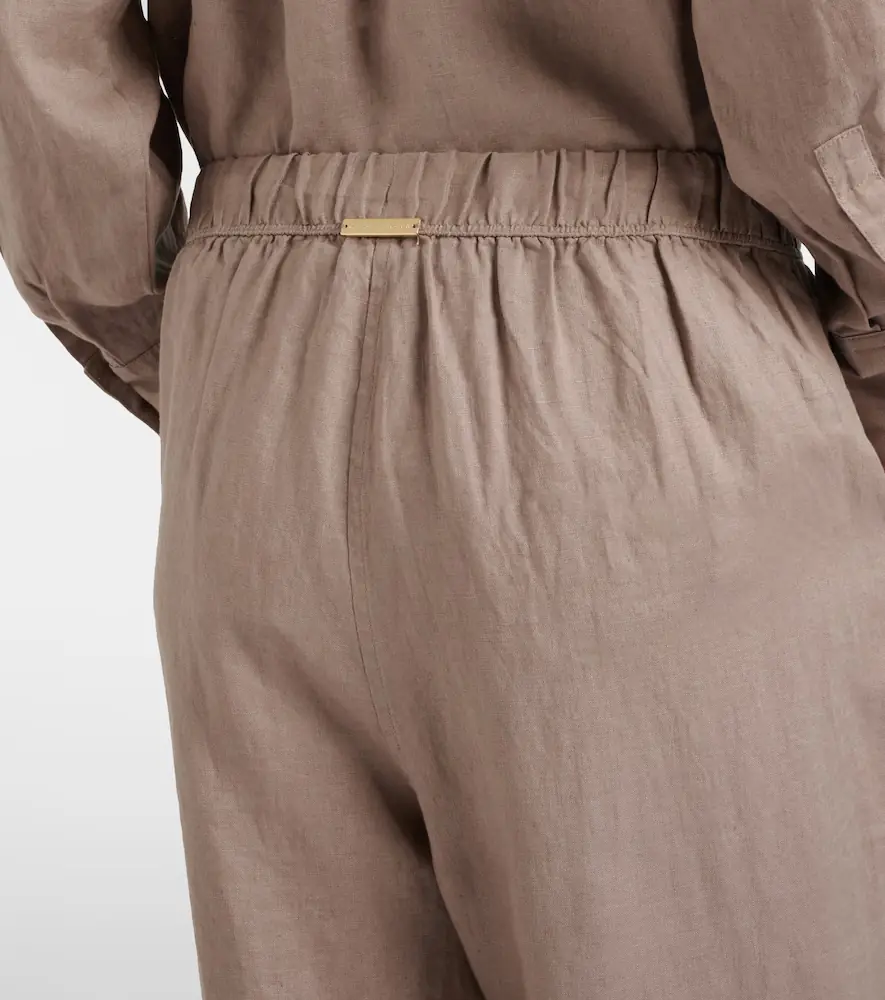 Heidi Klein Zakynthos linen wide-leg pants | Thumbnail 6