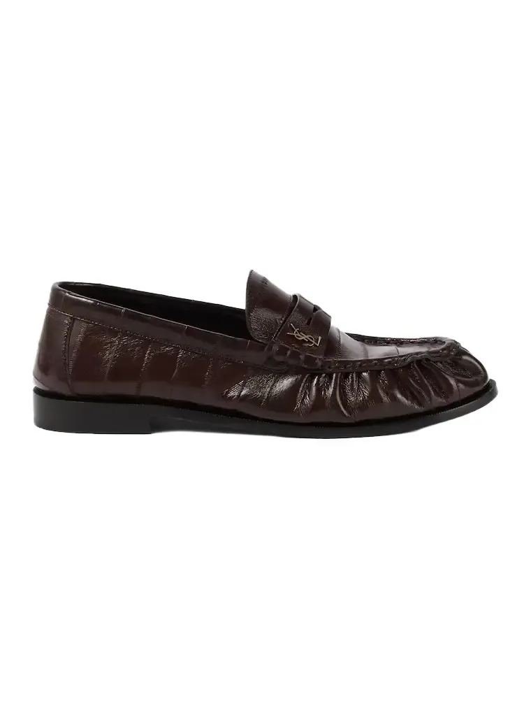 Le Loafer eel leather penny loafers Le Loafer eel leather penny loafers