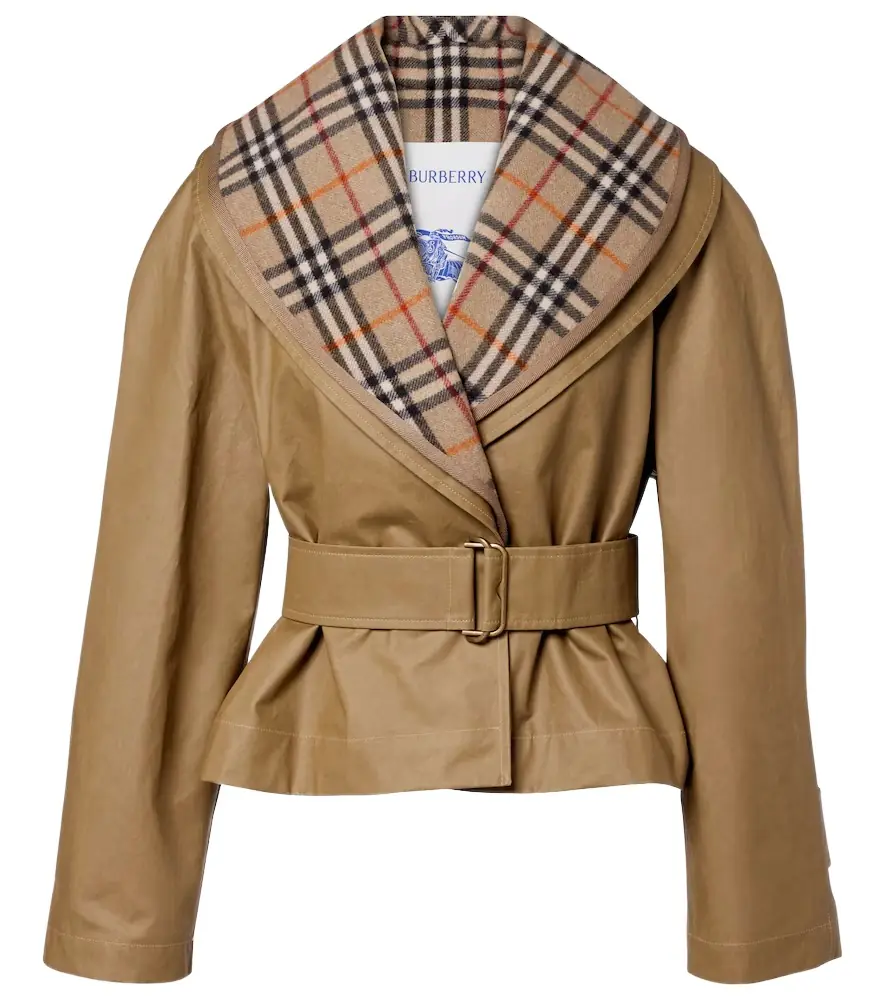 Burberry Check cotton jacket | Image 1 Burberry Check cotton jacket | Image 1