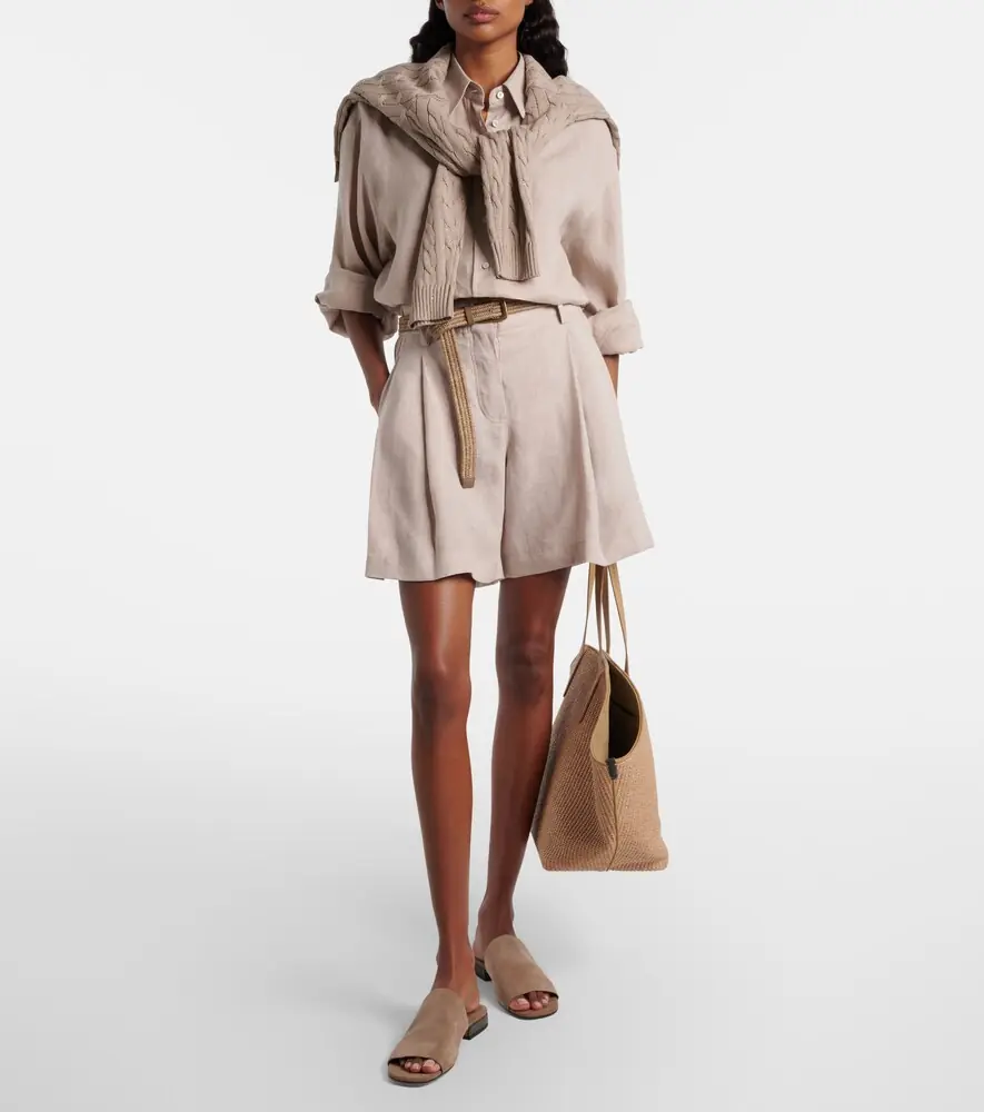 Brunello Cucinelli Linen top | Thumbnail 4