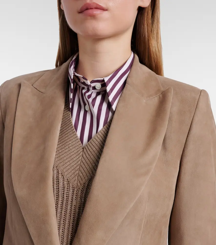 Brunello Cucinelli Suede blazer | Thumbnail 6 Brunello Cucinelli Suede blazer | Thumbnail 6