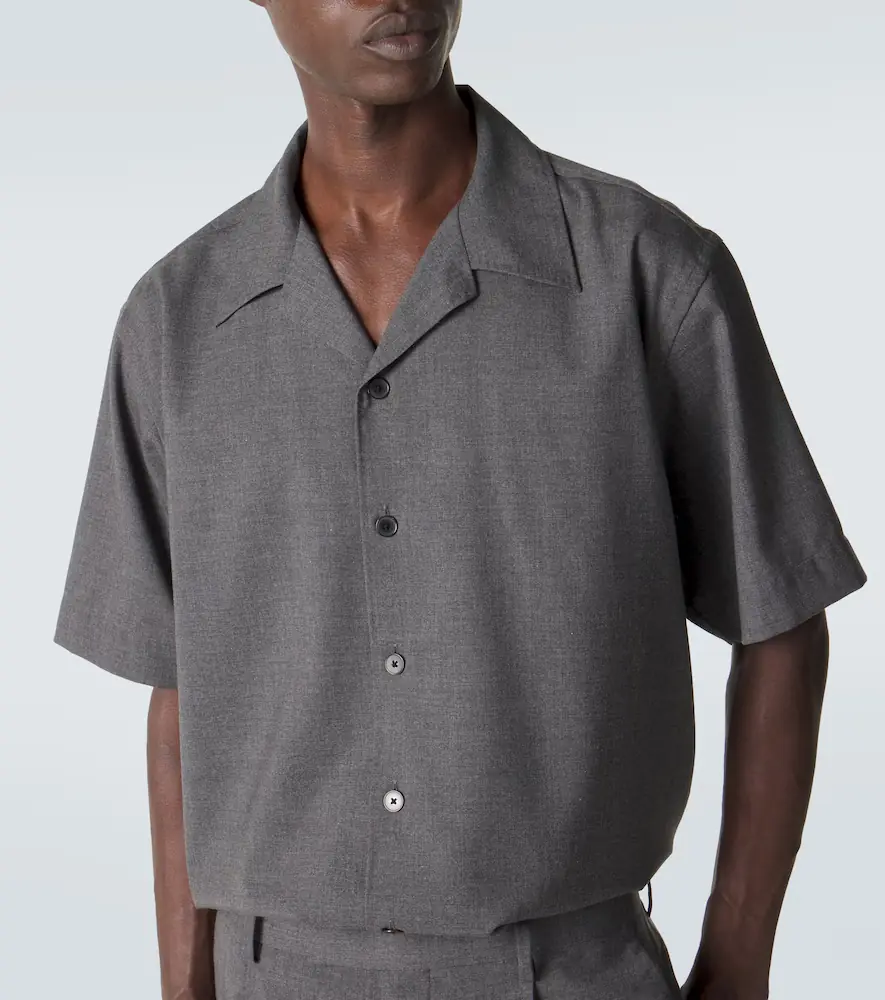 Auralee Cashmere poplin shirt | Thumbnail 2 Auralee Cashmere poplin shirt | Thumbnail 2