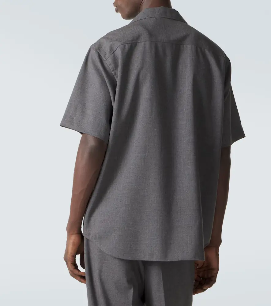 Auralee Cashmere poplin shirt | Thumbnail 4 Auralee Cashmere poplin shirt | Thumbnail 4