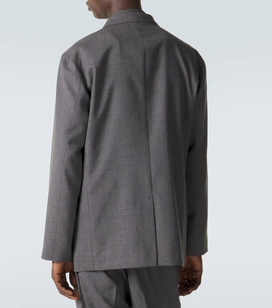 Auralee Cashmere poplin blazer | Thumbnail 2