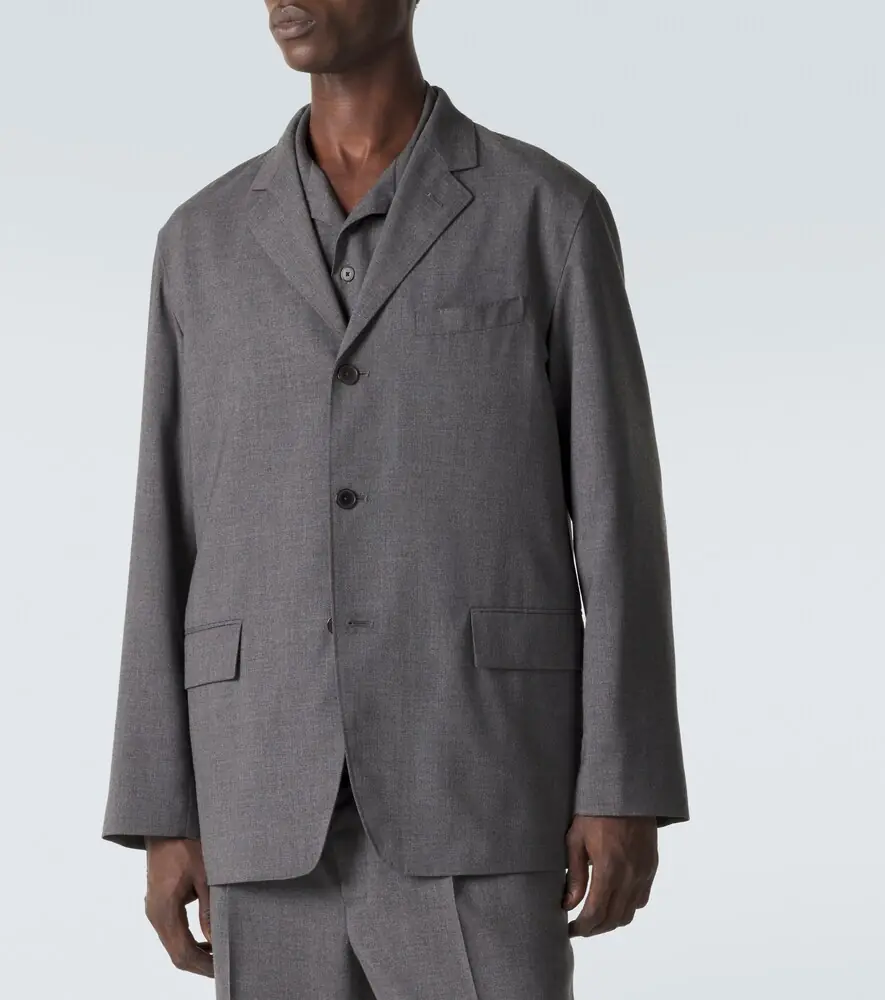 Auralee Cashmere poplin blazer | Thumbnail 3