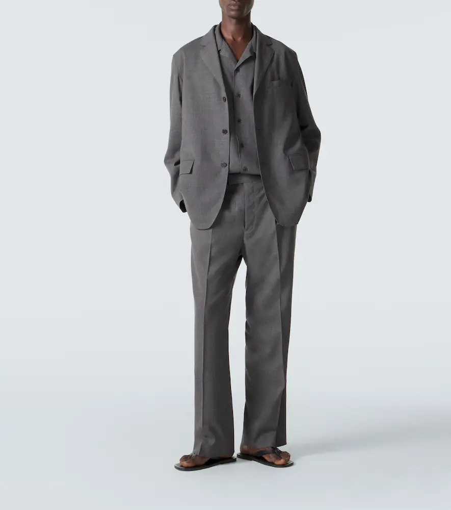 Auralee Cashmere poplin blazer | Thumbnail 5