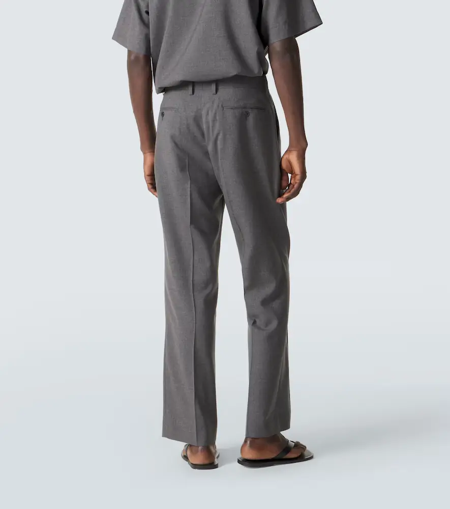 Auralee Cashmere poplin wide-leg pants | Thumbnail 4