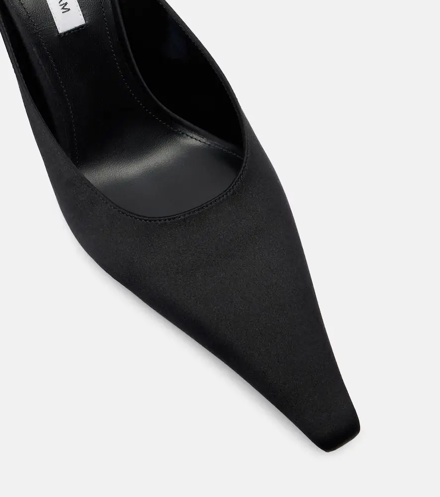 Victoria Beckham Sloan satin mules | Thumbnail 2 Victoria Beckham Sloan satin mules | Thumbnail 2