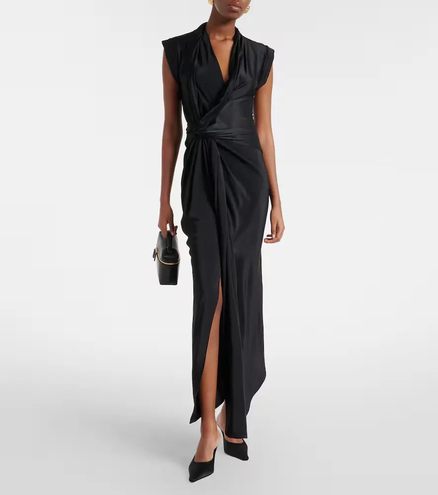 Victoria Beckham Sloan satin mules | Thumbnail 5 Victoria Beckham Sloan satin mules | Thumbnail 5