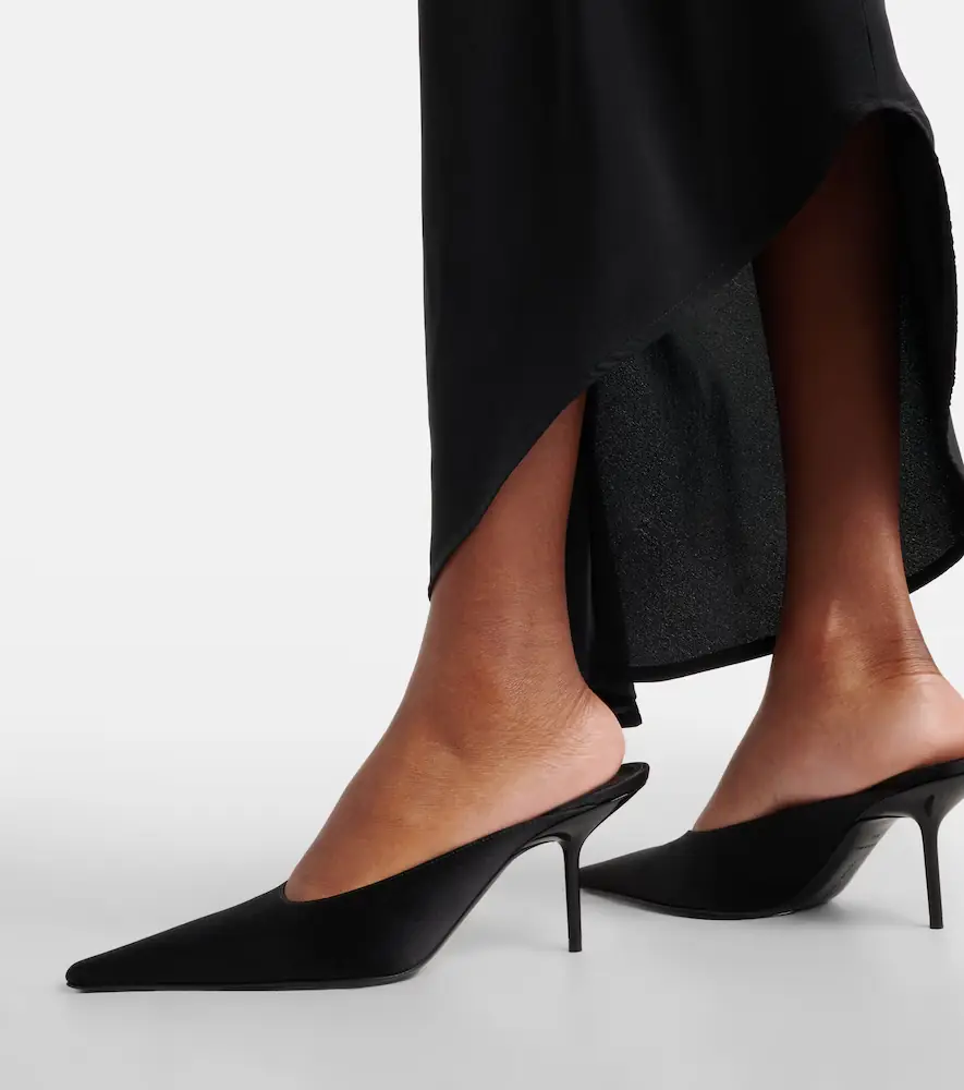 Victoria Beckham Sloan satin mules | Thumbnail 6 Victoria Beckham Sloan satin mules | Thumbnail 6