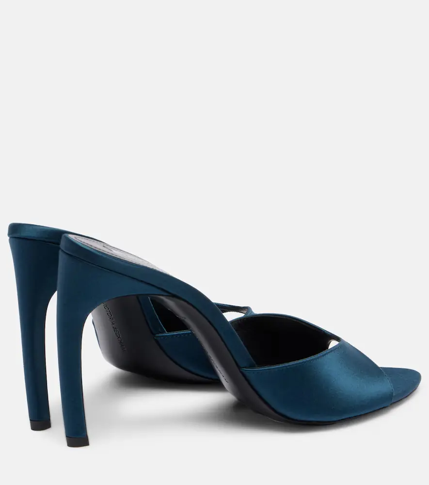 Victoria Beckham Harlow 100 satin mules | Thumbnail 3
