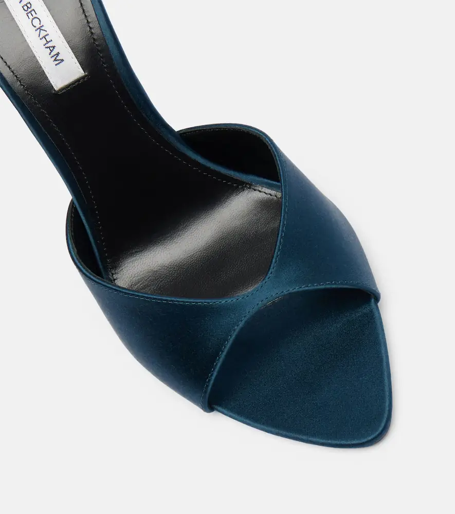 Victoria Beckham Harlow 100 satin mules | Thumbnail 4