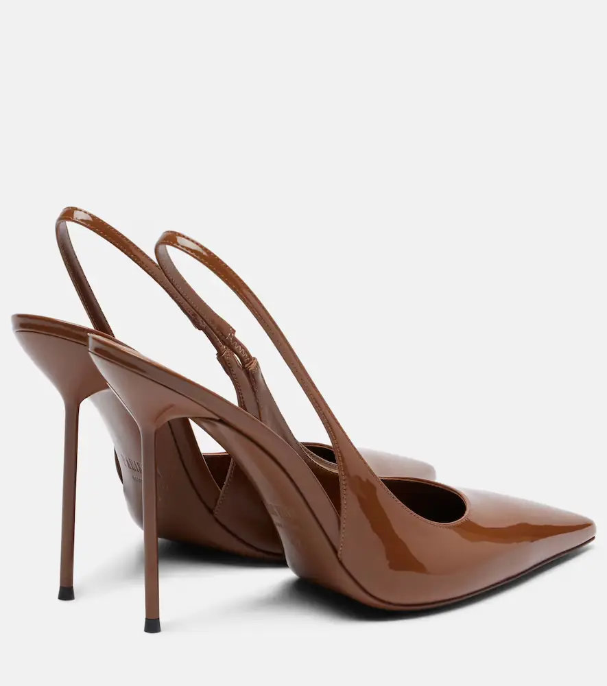 Paris Texas Lidia 105 patent leather slingback pumps | Thumbnail 2