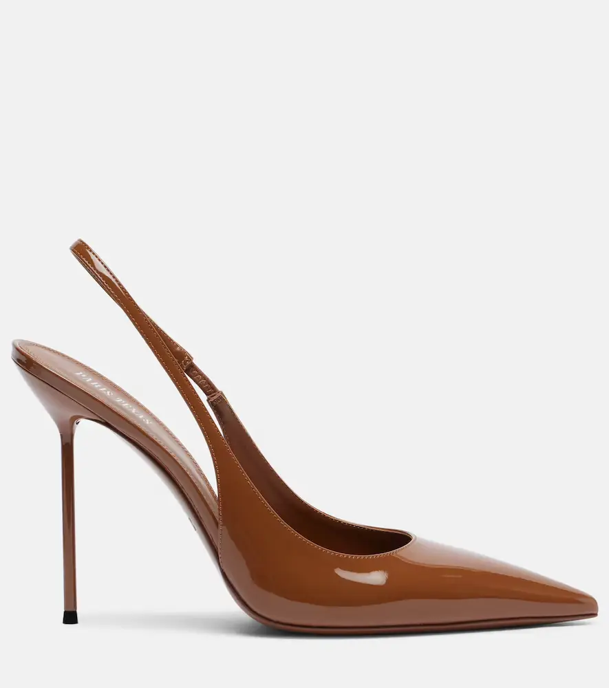 Paris Texas Lidia 105 patent leather slingback pumps | Thumbnail 3