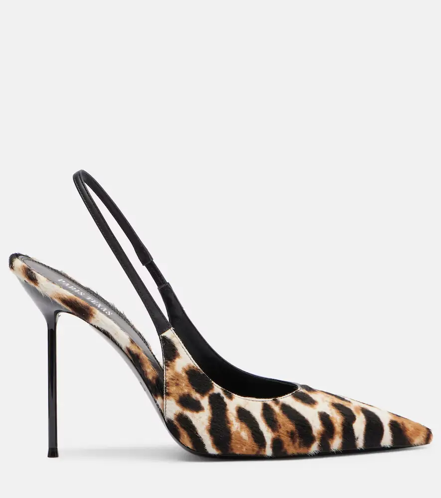 Paris Texas Lidia 105 calf hair slingback pumps | Thumbnail 2 Paris Texas Lidia 105 calf hair slingback pumps | Thumbnail 2