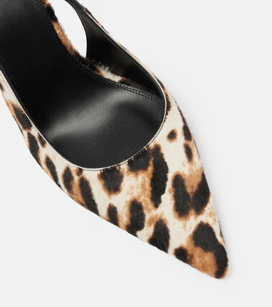 Paris Texas Lidia 105 calf hair slingback pumps | Thumbnail 3 Paris Texas Lidia 105 calf hair slingback pumps | Thumbnail 3