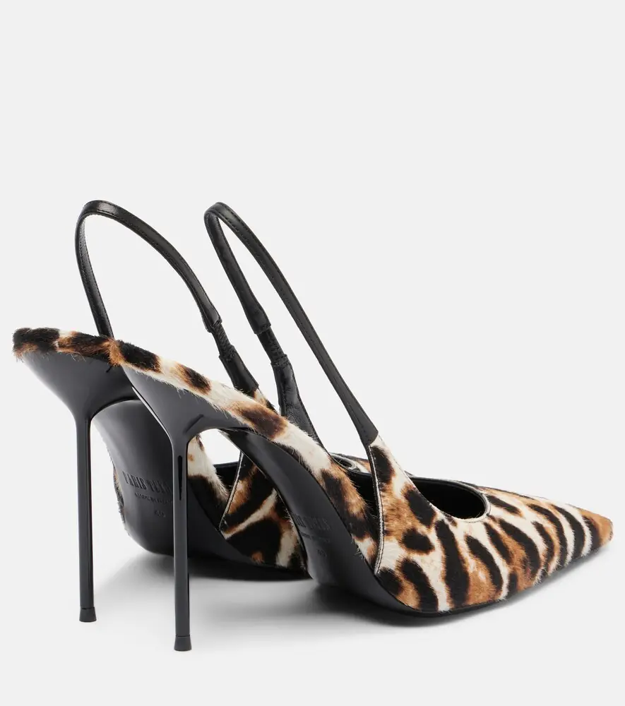 Paris Texas Lidia 105 calf hair slingback pumps | Thumbnail 4 Paris Texas Lidia 105 calf hair slingback pumps | Thumbnail 4