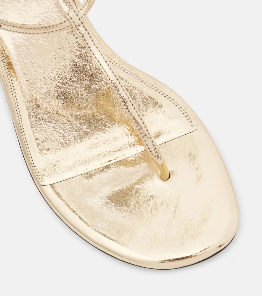 Paris Texas Montecarlo metallic leather thong sandals | Thumbnail 2 Paris Texas Montecarlo metallic leather thong sandals | Thumbnail 2