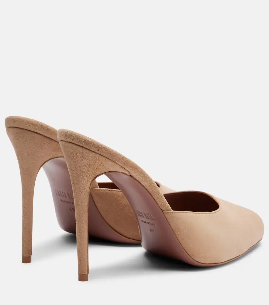Paris Texas Vera 105 suede mules | Thumbnail 3 Paris Texas Vera 105 suede mules | Thumbnail 3