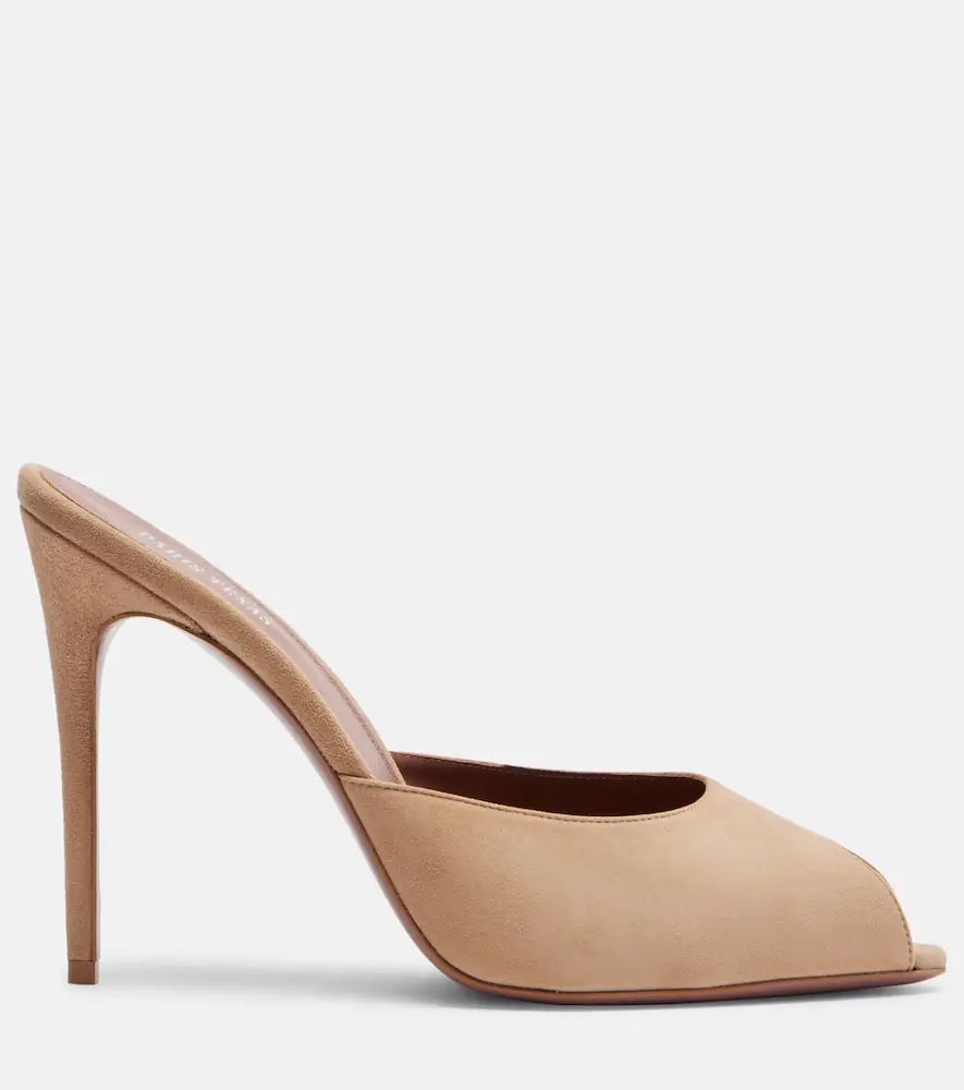Paris Texas Vera 105 suede mules | Thumbnail 4 Paris Texas Vera 105 suede mules | Thumbnail 4