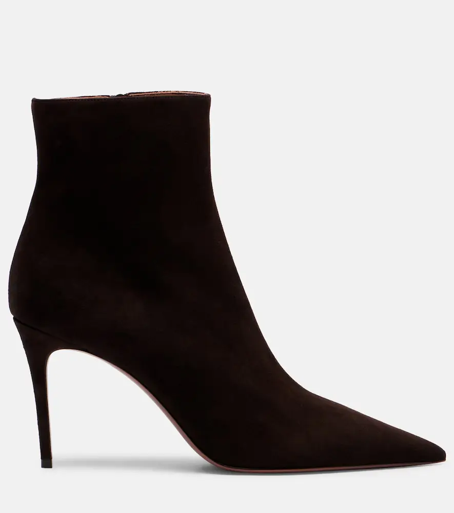 Paris Texas Vera 85 suede ankle boots | Thumbnail 3 Paris Texas Vera 85 suede ankle boots | Thumbnail 3