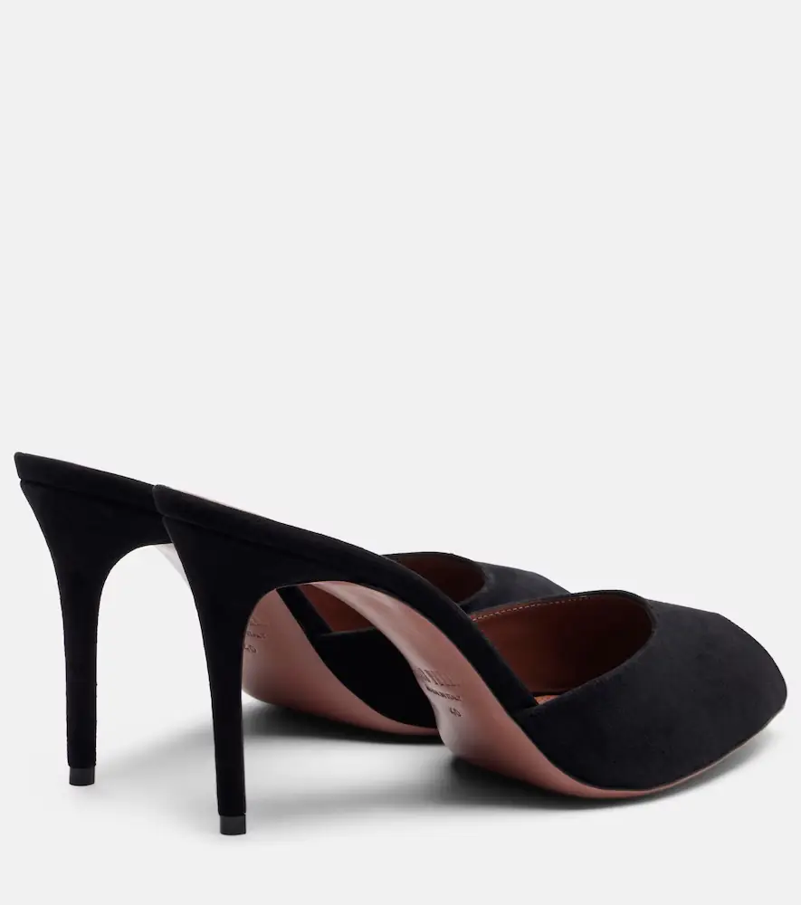 Paris Texas Vera 85 suede mules | Thumbnail 2 Paris Texas Vera 85 suede mules | Thumbnail 2
