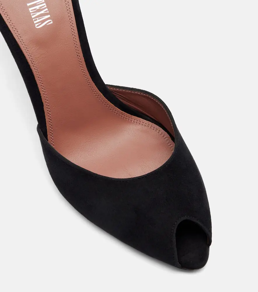 Paris Texas Vera 85 suede mules | Thumbnail 3 Paris Texas Vera 85 suede mules | Thumbnail 3