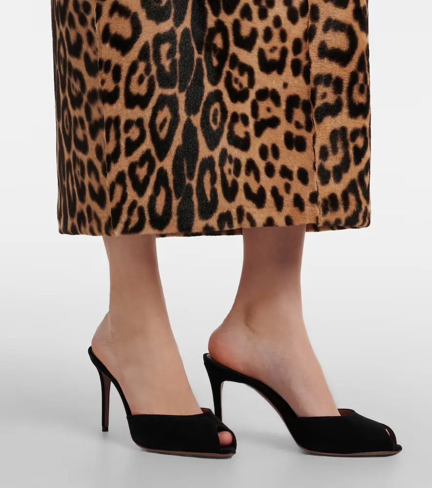 Paris Texas Vera 85 suede mules | Thumbnail 6 Paris Texas Vera 85 suede mules | Thumbnail 6