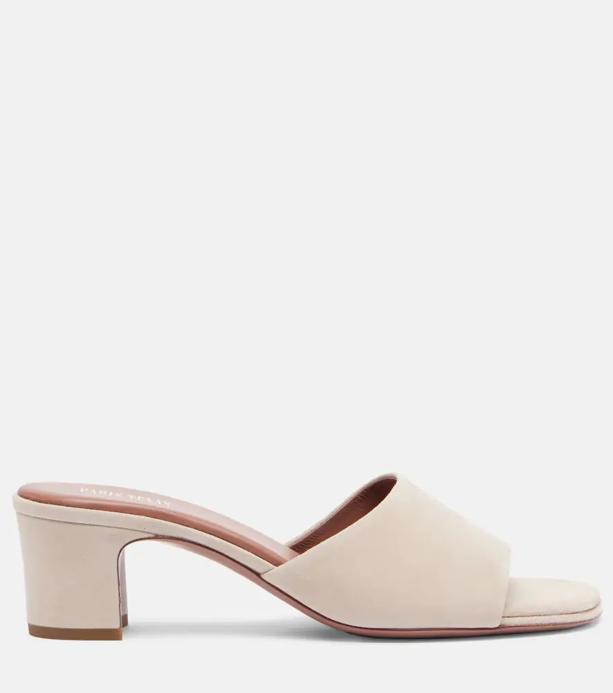 Paris Texas Ava 50 suede mules | Thumbnail 3 Paris Texas Ava 50 suede mules | Thumbnail 3