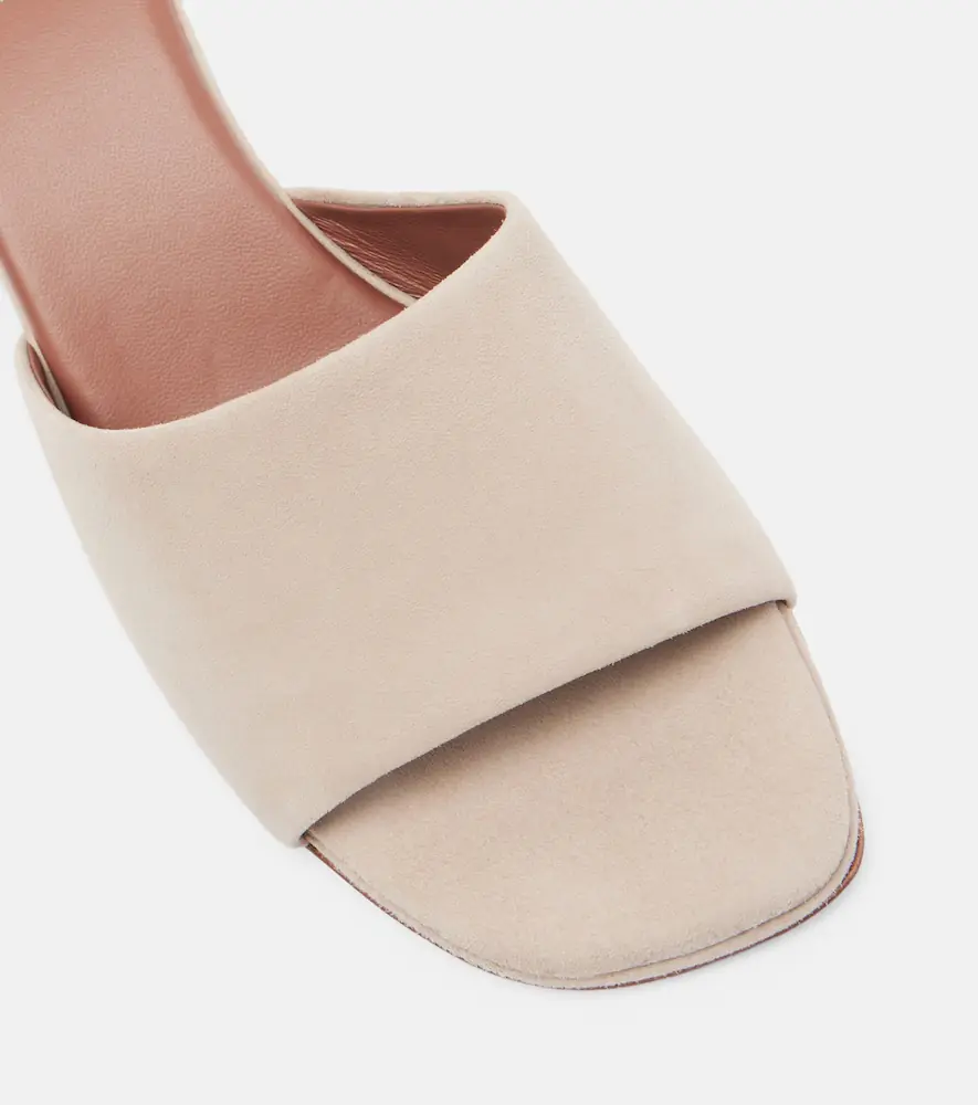 Paris Texas Ava 50 suede mules | Thumbnail 4 Paris Texas Ava 50 suede mules | Thumbnail 4