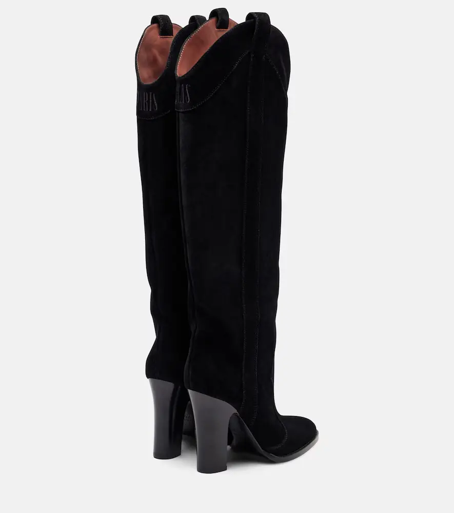 Paris Texas Lavinia suede knee-high boots | Thumbnail 4 Paris Texas Lavinia suede knee-high boots | Thumbnail 4