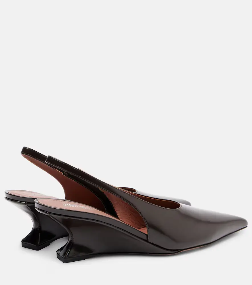 Paris Texas Nina leather slingback pumps | Thumbnail 3 Paris Texas Nina leather slingback pumps | Thumbnail 3
