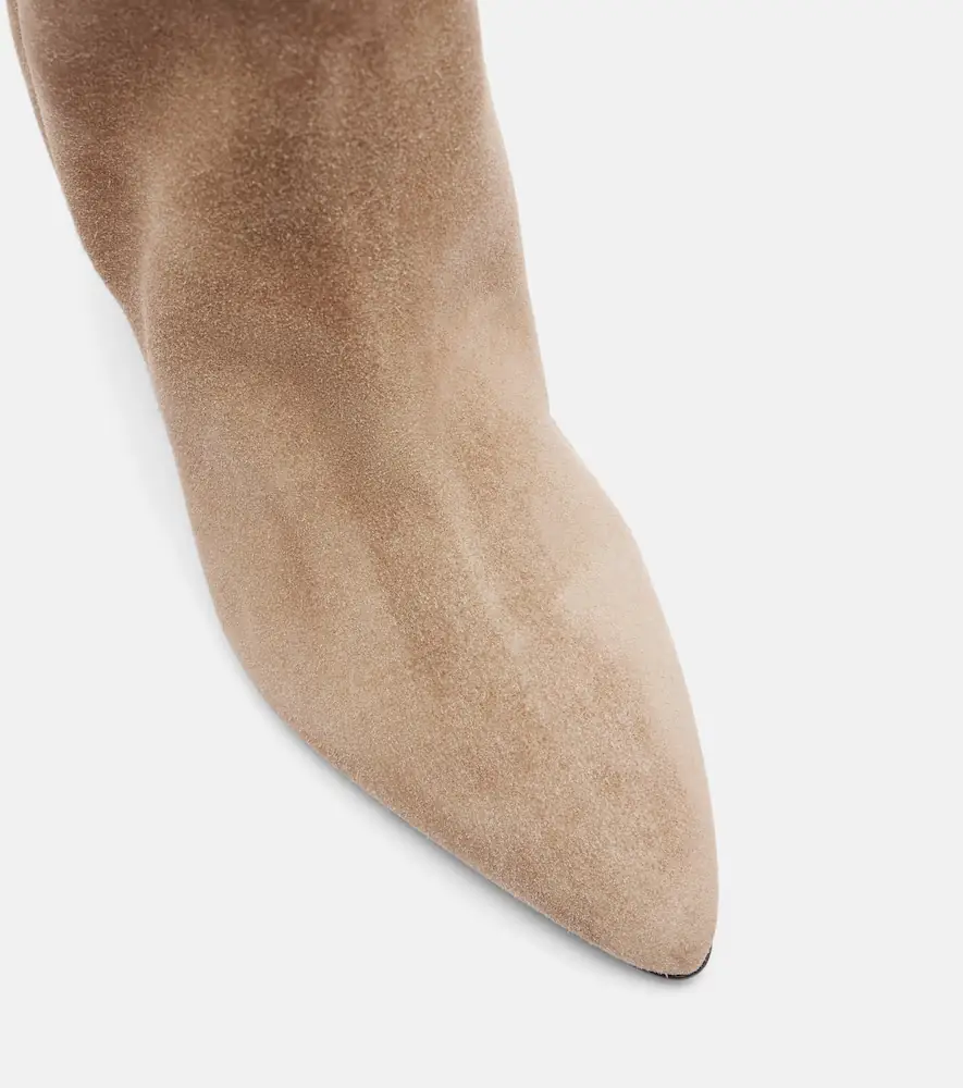Paris Texas Elsa 75 suede ankle boots | Thumbnail 2 Paris Texas Elsa 75 suede ankle boots | Thumbnail 2