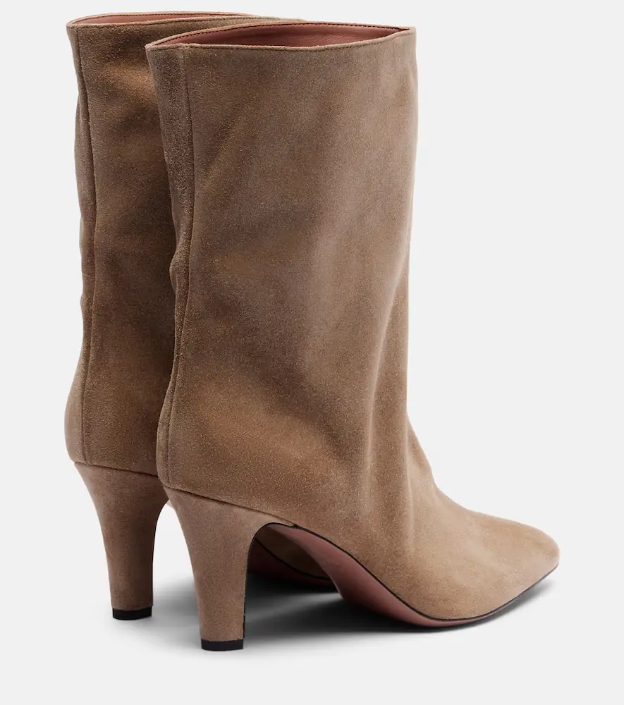 Paris Texas Elsa 75 suede ankle boots | Thumbnail 3 Paris Texas Elsa 75 suede ankle boots | Thumbnail 3