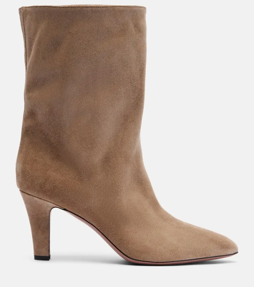 Paris Texas Elsa 75 suede ankle boots | Thumbnail 4 Paris Texas Elsa 75 suede ankle boots | Thumbnail 4