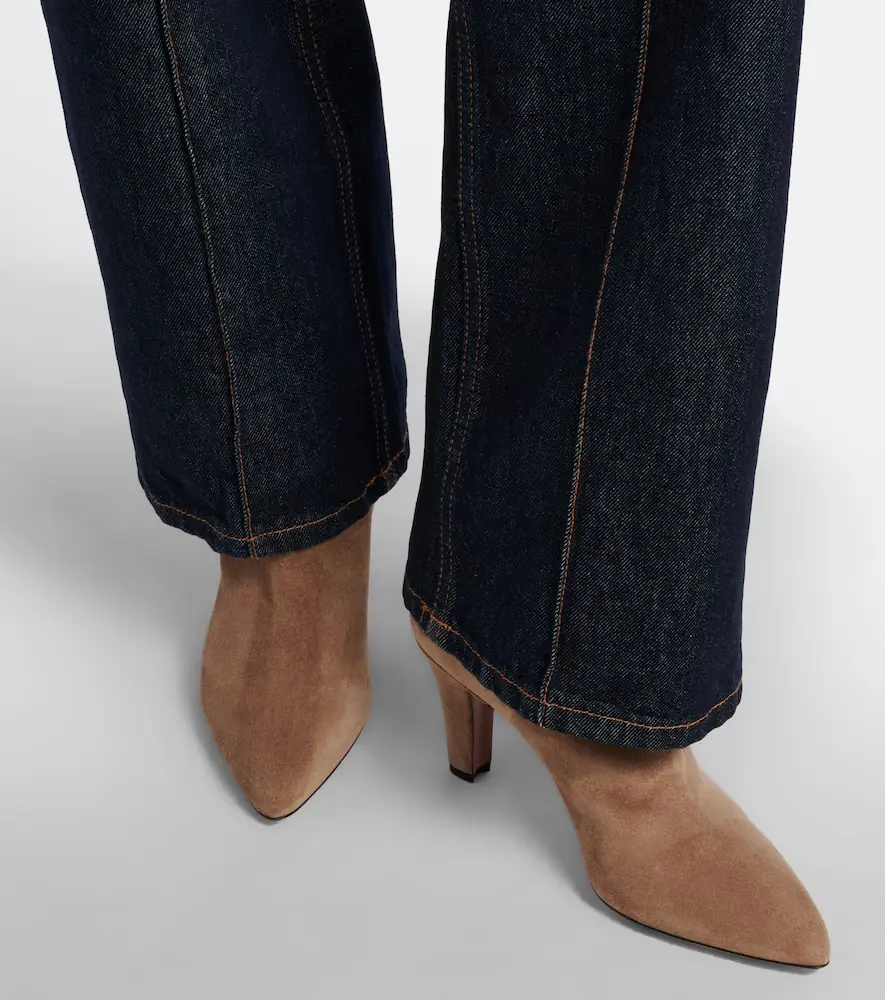 Paris Texas Elsa 75 suede ankle boots | Thumbnail 5 Paris Texas Elsa 75 suede ankle boots | Thumbnail 5
