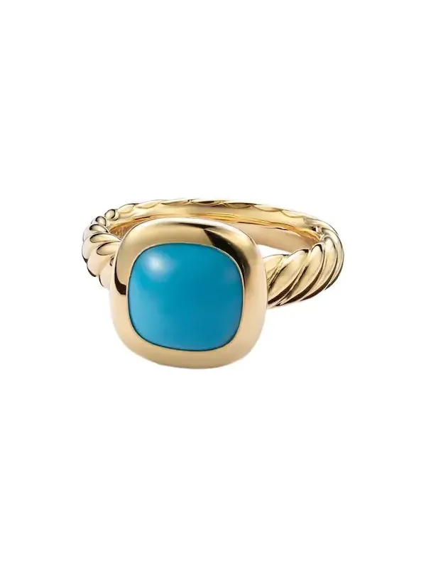 DY Mercer 18kt gold ring with turquoise DY Mercer 18kt gold ring with turquoise