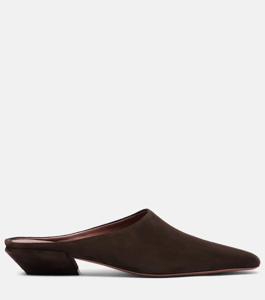 Paris Texas Belle 25 suede mules | Thumbnail 3 Paris Texas Belle 25 suede mules | Thumbnail 3