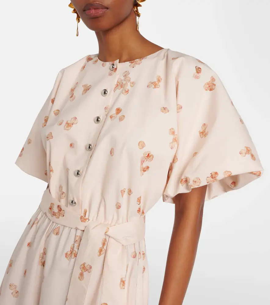 Altuzarra Paulina floral belted cotton-blend midi dress | Thumbnail 5 Altuzarra Paulina floral belted cotton-blend midi dress | Thumbnail 5