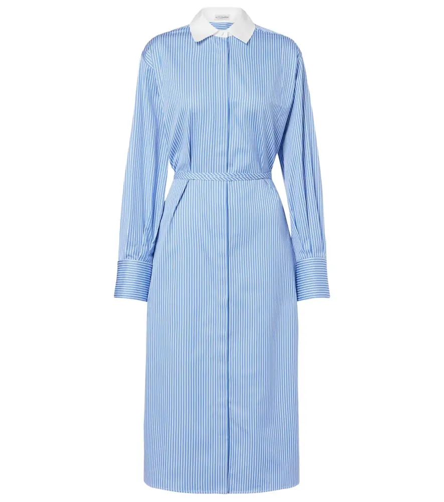 Altuzarra Floyd pinstripe cotton poplin shirt dress | Image 1 Altuzarra Floyd pinstripe cotton poplin shirt dress | Image 1