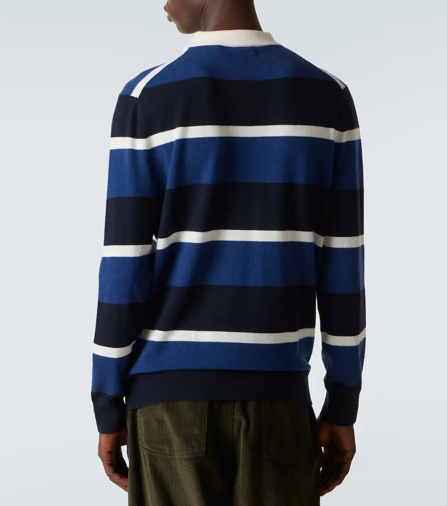 Arch4 Striped cashmere polo sweater | Thumbnail 2 Arch4 Striped cashmere polo sweater | Thumbnail 2