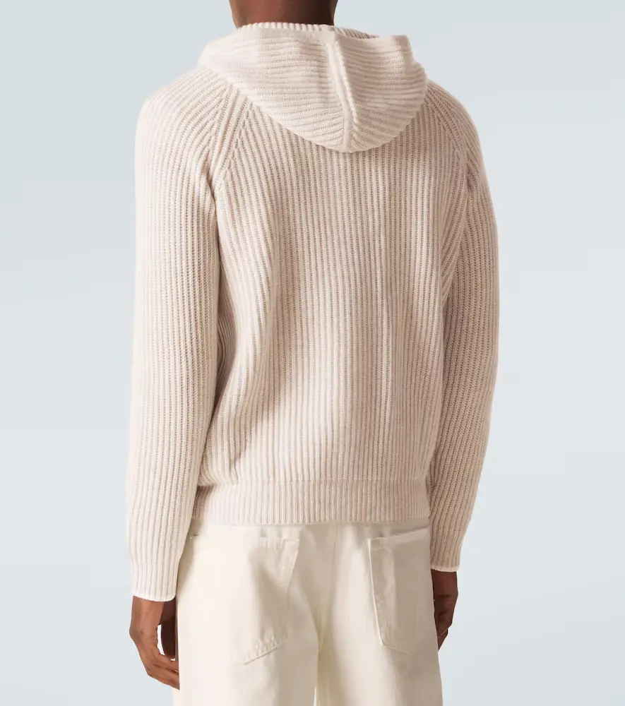 Arch4 Hooded ribbed-knit cashmere zip-up cardigan | Thumbnail 4 Arch4 Hooded ribbed-knit cashmere zip-up cardigan | Thumbnail 4